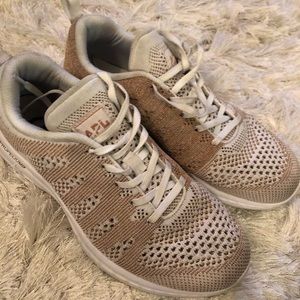 GOLD/WHITE APL SNEAKERS